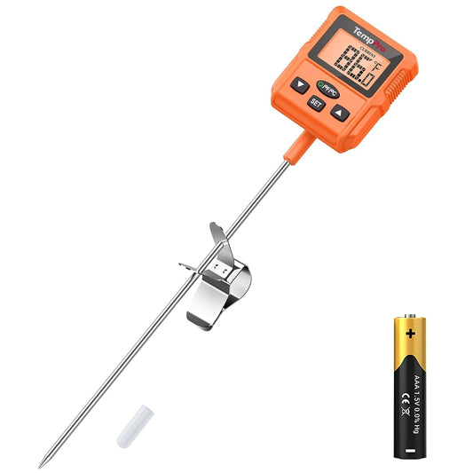 TempPro TempDip Programmable Candy Thermometer with Pot Clip
