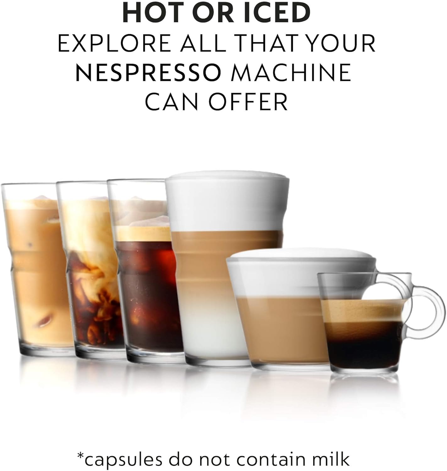 Nespresso Capsules Original Line, Livanto, Medium Roast Espresso Coffee, 50 Count Coffee Pods