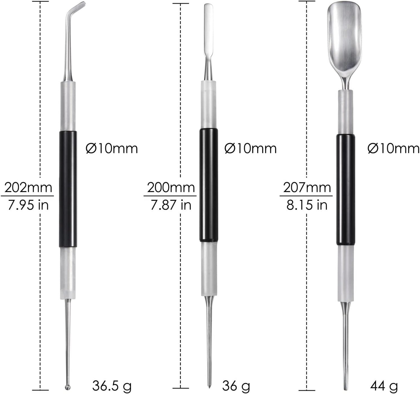 Latte Art Tools Set (3PCS), Coffee Art Pen Stainless Steel for Cappuccino &amp; Espresso, Barista Latte Decorating Kit for Beginners, Home Cafe Coffee Accessories