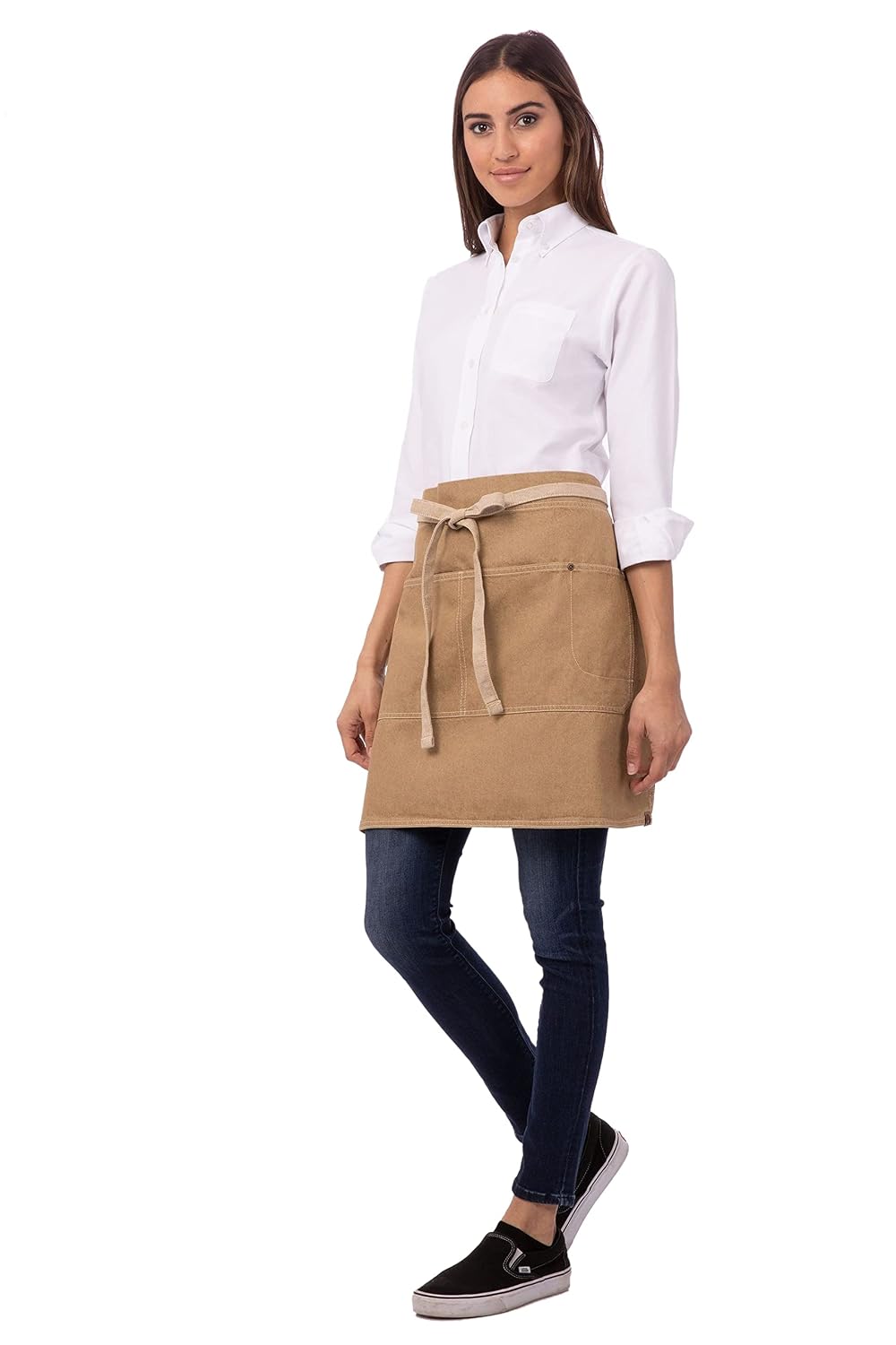 Chef Works Unisex Austin Half Bistro Apron