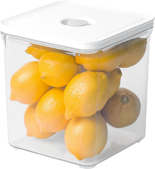 VAKUEN Premium Airtight Food Storage Containers, 3.28qt 1 Piece, Smart One-Click Seal Lid, No Hinges, Patented Double