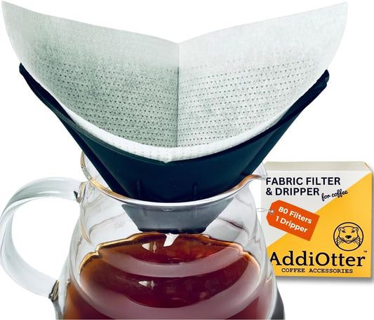 Pour-over Coffee Set Fit for 1-2 Cup Coffee Brewing at Home/Outdoors