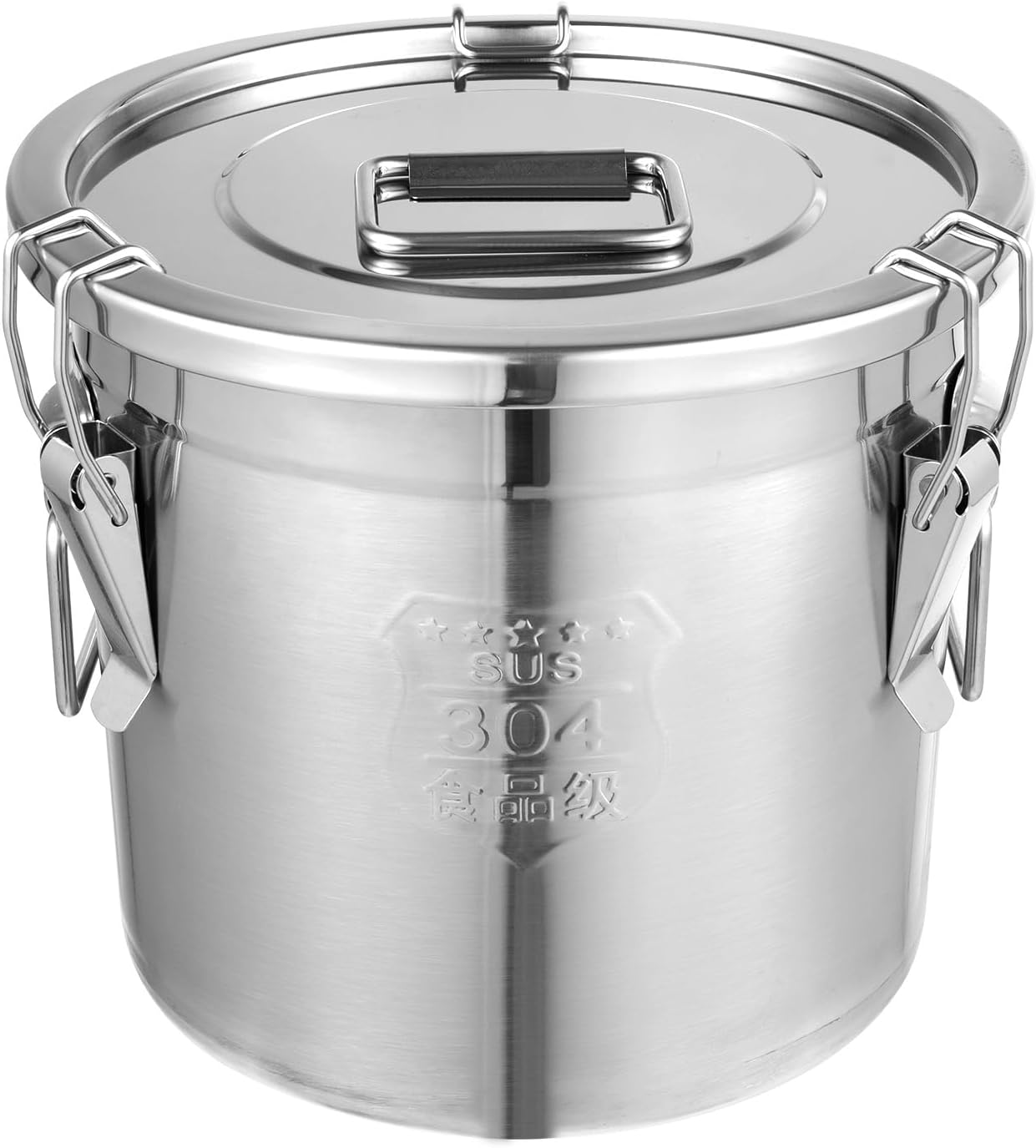 405 OZ Stainless Steel Canister Rice Cereal Grain Storage Containers with Lid Airtight Coffee Bean S