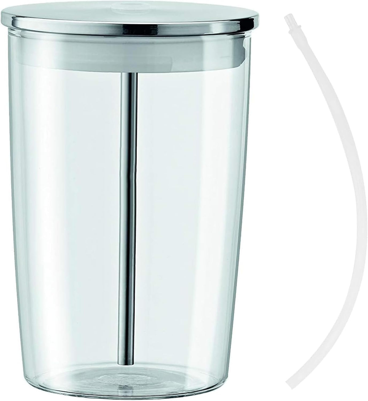 WUYAN Replacement 16.9oz Glass Milk Container for Jura,Compatible with Jura Coffee Machine Models: Z8,Z6,J6,S8, S80, E8,GIGA X8cG2/X8G2/X3cG2/X3G2/5,X8,X10,WE8,W3,X7,ENA 8,Micro 90,E6,D6