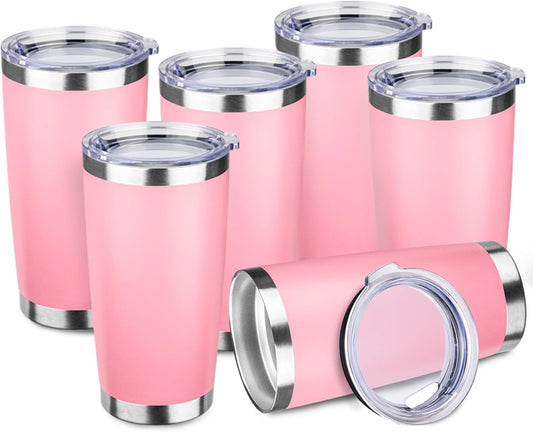 StarSpeed 20oz Tumbler Bulk with Lid, Stainless Steel Insulated Tumblers Double Wall Vacuum Insulated Travel Mug, Powder