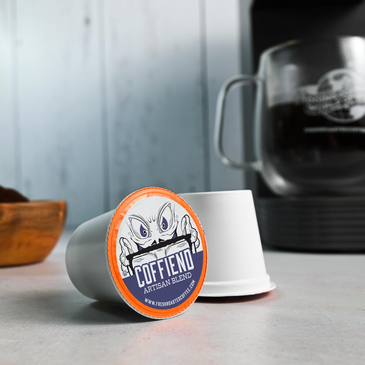 Fresh Roasted Coffee, Bold Artisan Blend Variety Pack K-Cup Pods for Keurig Brewers, Medium Roast, Kosher, 96 Count Loose Pack