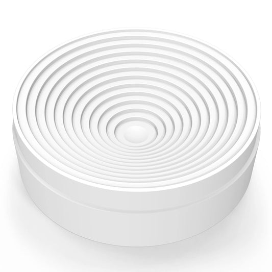 Labasics Plastic Flask Stand, Stackable Polypropylene Round Bottom Flask Stand Flask Holder for Round Bottom Flasks up to 10