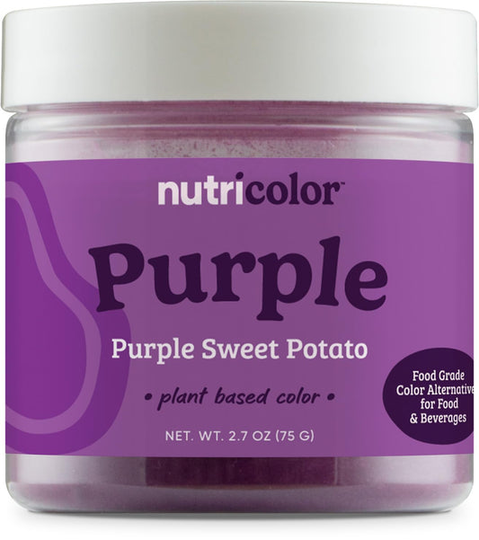 Nutricost Purple Plant Based Food Coloring From Purple Sweet Potato Powder (75 Servings) - Nutricolor Color Alternative For