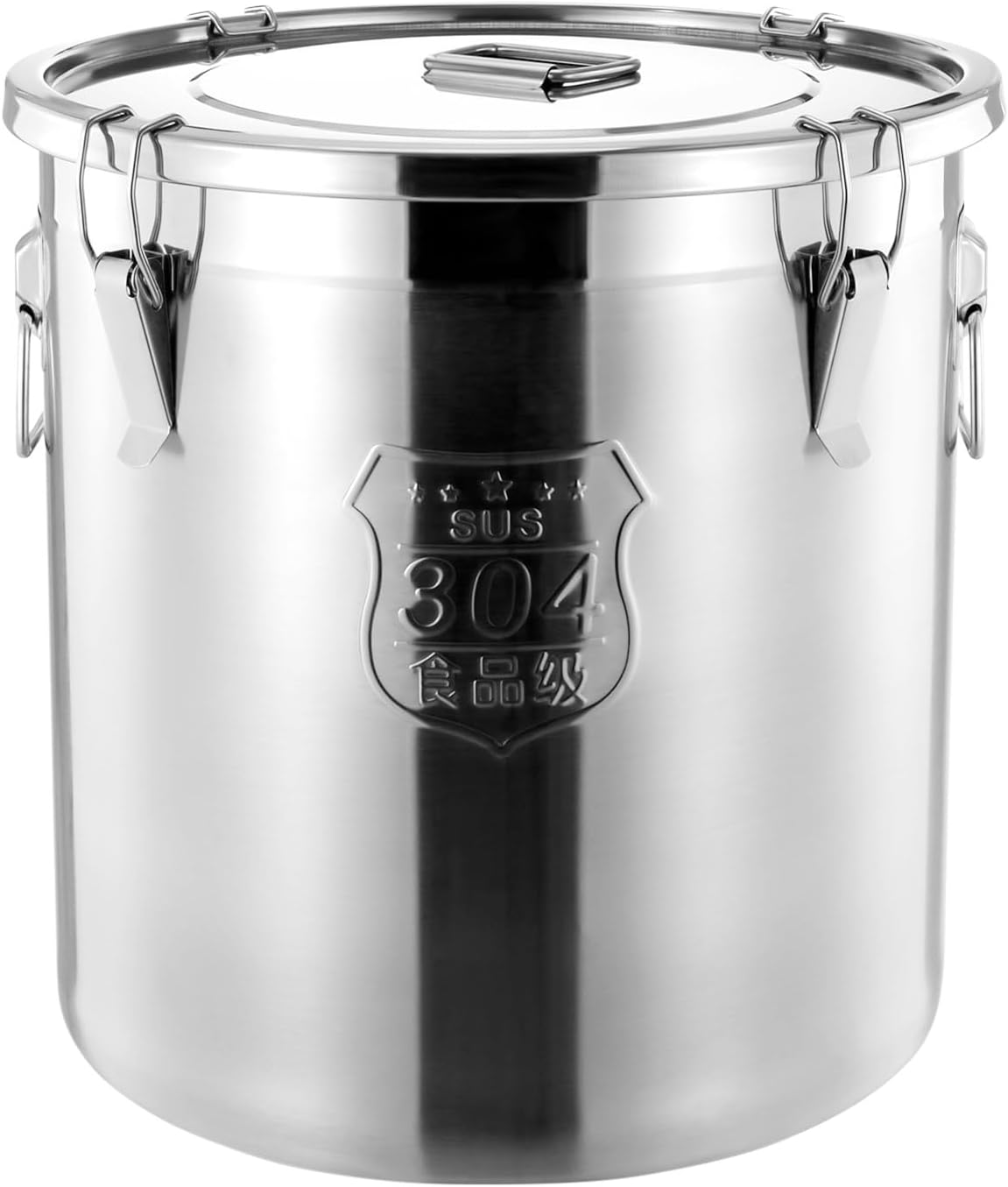 1623 OZ Stainless Steel Canister Rice Cereal Grain Storage Containers with Lid Airtight Coffee Bean 