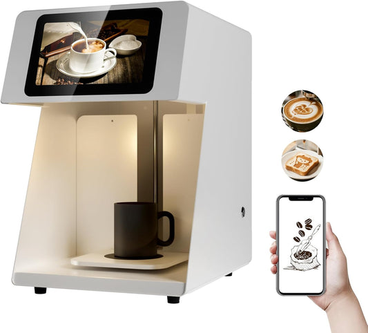Coffee Latte Art Machine - 5-Second Custom Coffee Printer for Lattes, Breads & Cookies | Boost Drink Interest & Social Media