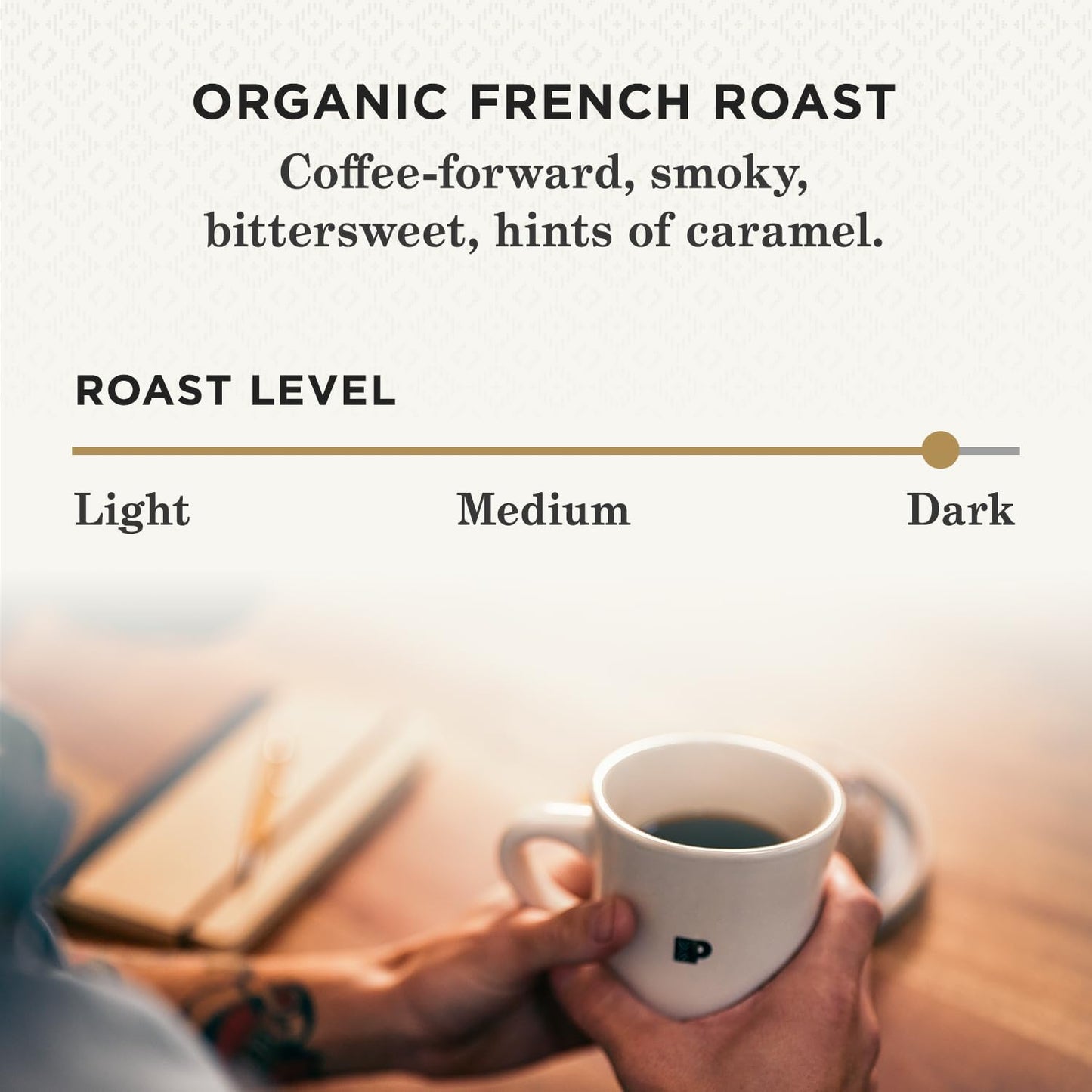Peet's Coffee, Dark Roast Single Serve Coffee Pods - French Roast 88 Count (4 Boxes of 22 Pods)