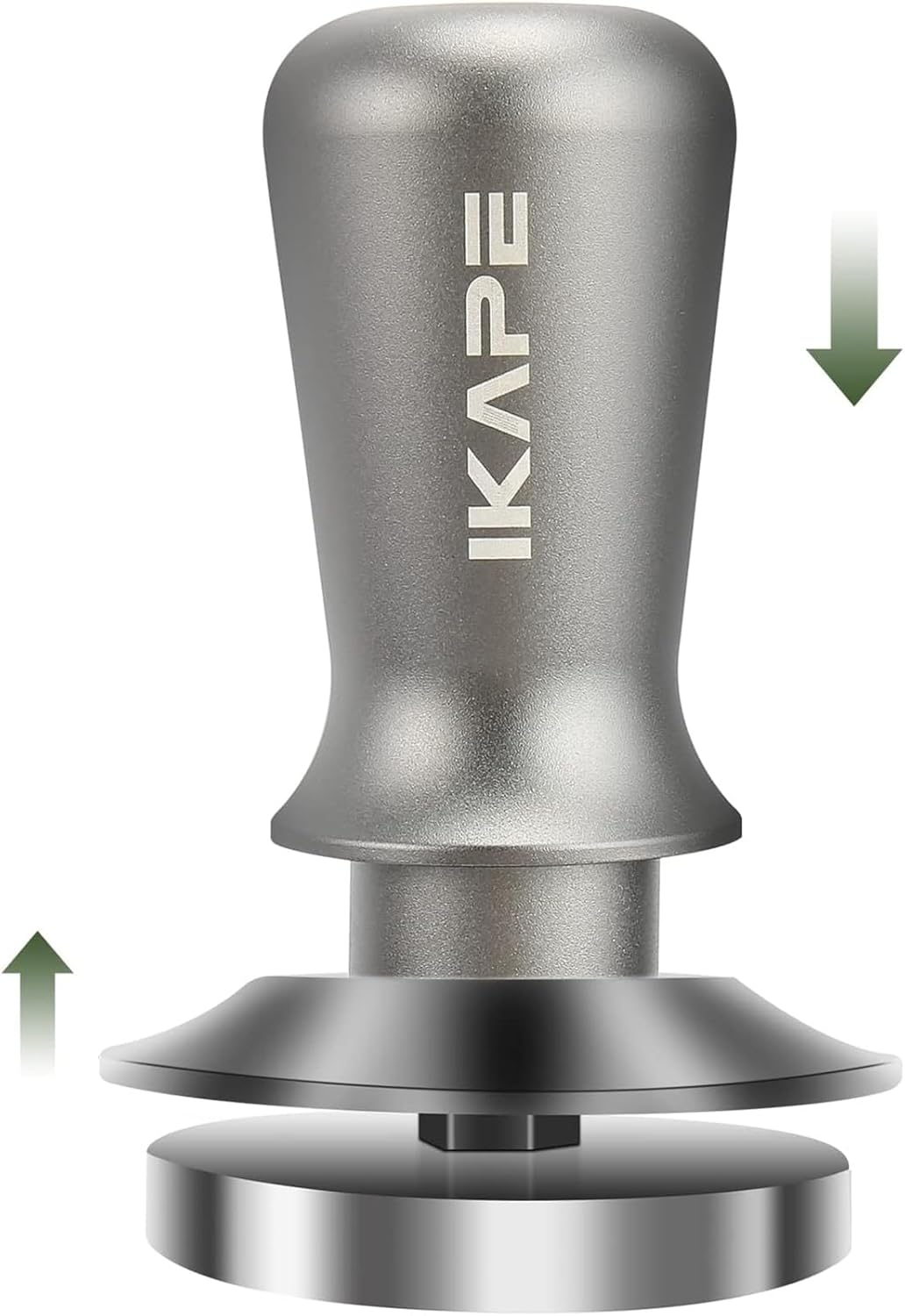 IKAPE 49mm Espresso Tamper, Premium Barista Coffee Tamper with Calibrated Spring Loaded, 100% Flat Stainless Steel Base Tamper for Espresso Machine