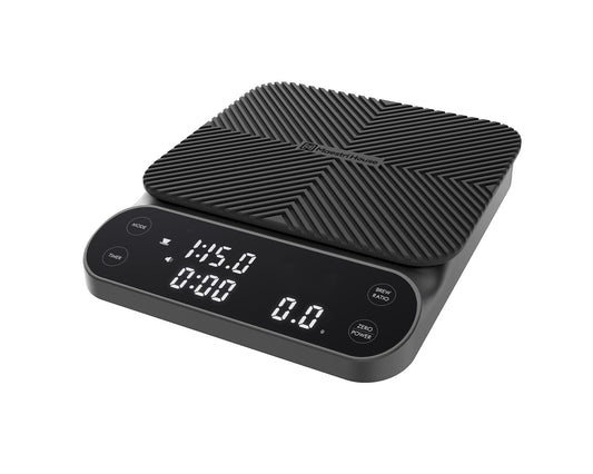 Maestri House S3 Coffee Scale with Timer, 3kg/0.1g Rechargeable Digital Scale, 3 Brew Modes, Adjustable Ratios & Flow Rate