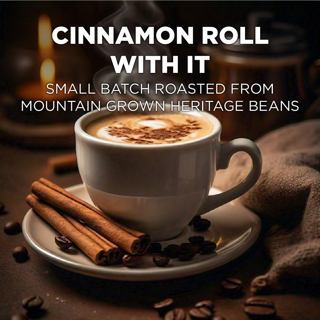 Maud's Cinnamon Roll Flavored Coffee Pods, 18ct
