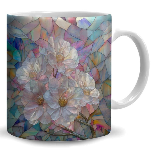 Colorful Flower blooms Coffee Mug - Spring Floral Lover Mugs Gifts for Women Men - Birthday, Christmas Gift for Friend Mom