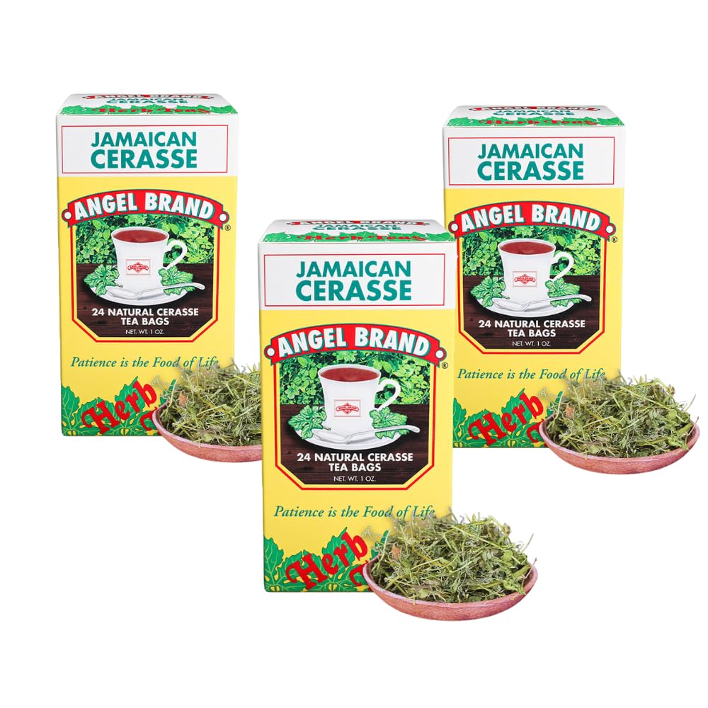 Jamaican Cerasse Tea Bags | 20 Count | 3 Pack | For Cleansing &amp; Detox | Authentic Jamaican Cerasse Tea