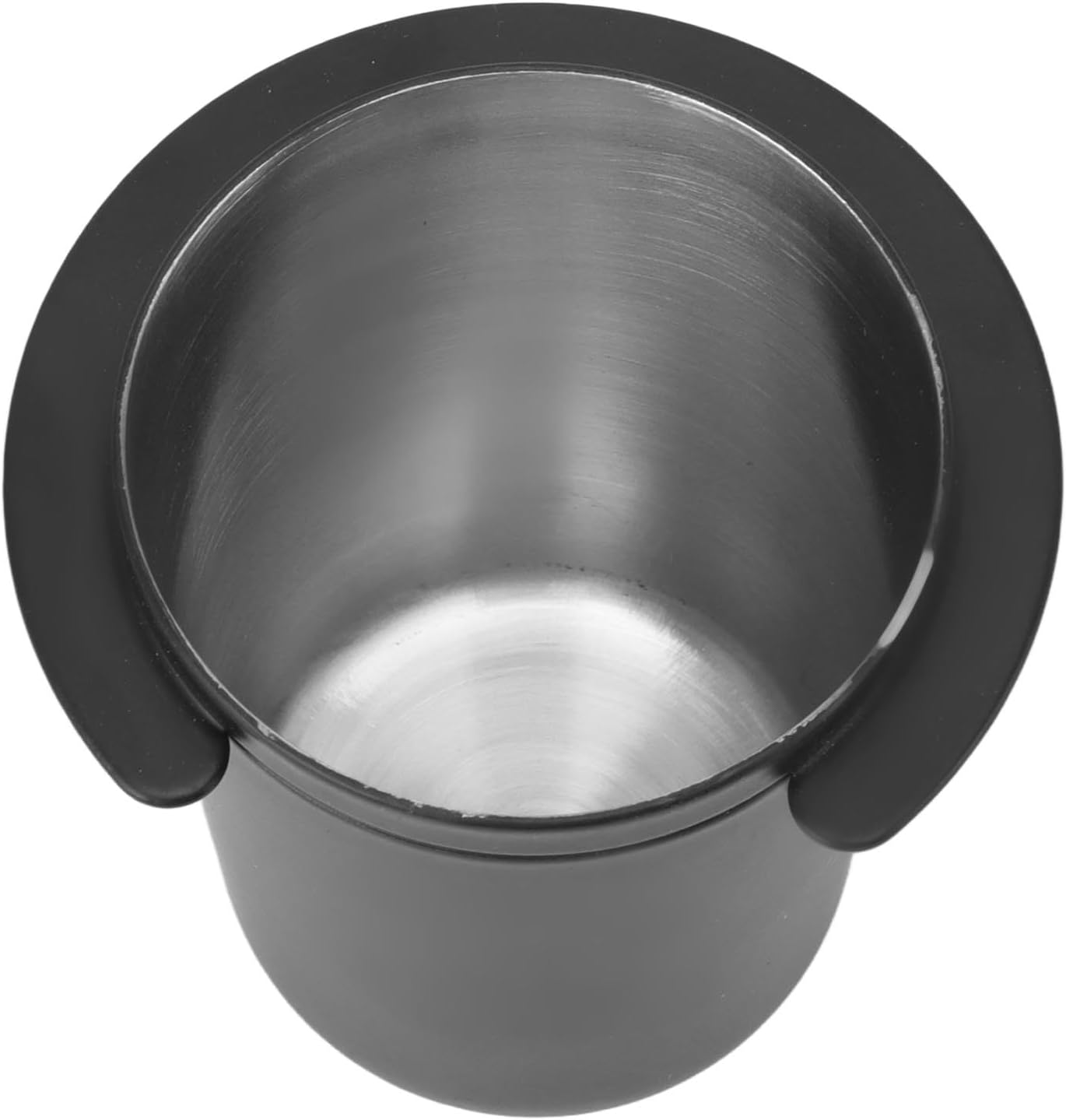Coffee Dosing Cup 51mm, Stainless Steel Espresso Dosing Cup, Black Coffee Powder Feeder Part Replacement for Espresso Coffee Machine with 51mm Portafilter, 1Pcs