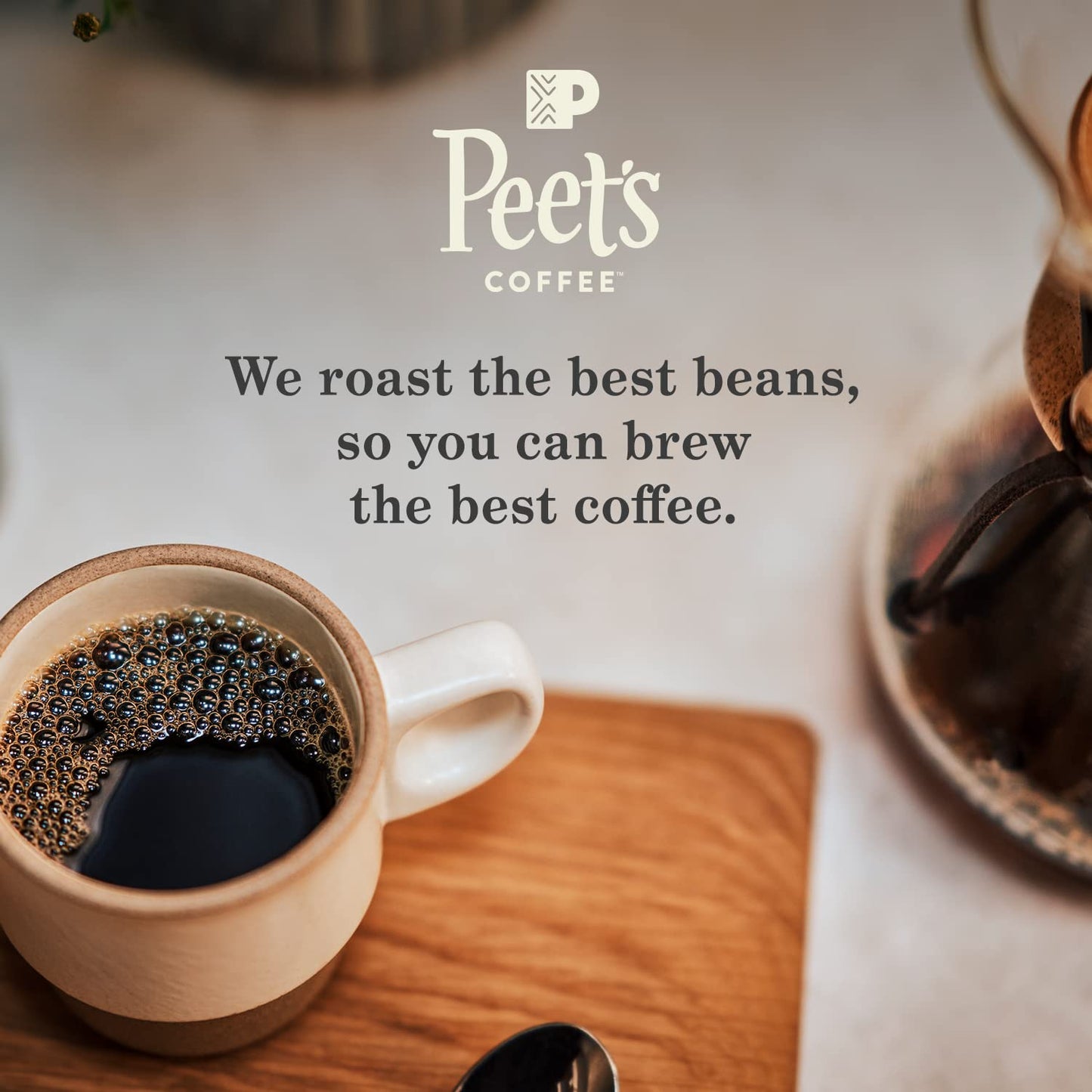 Peet's Coffee, Dark Roast Decaf Keurig K-Cup Pods - Decaf House Blend 60 Count (6 Boxes of 10 K-Cup Pods)