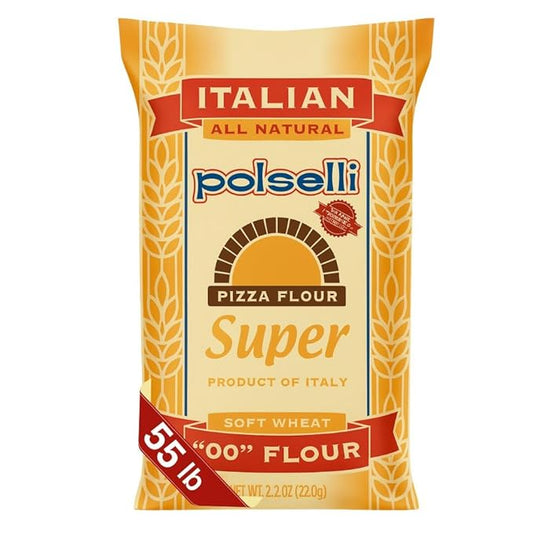 SUPER, Tipo 00 double Zero Flour, for Pizza, Bread, Pastas, and more, Specifically formulated for Roman Pizza, All Natural,