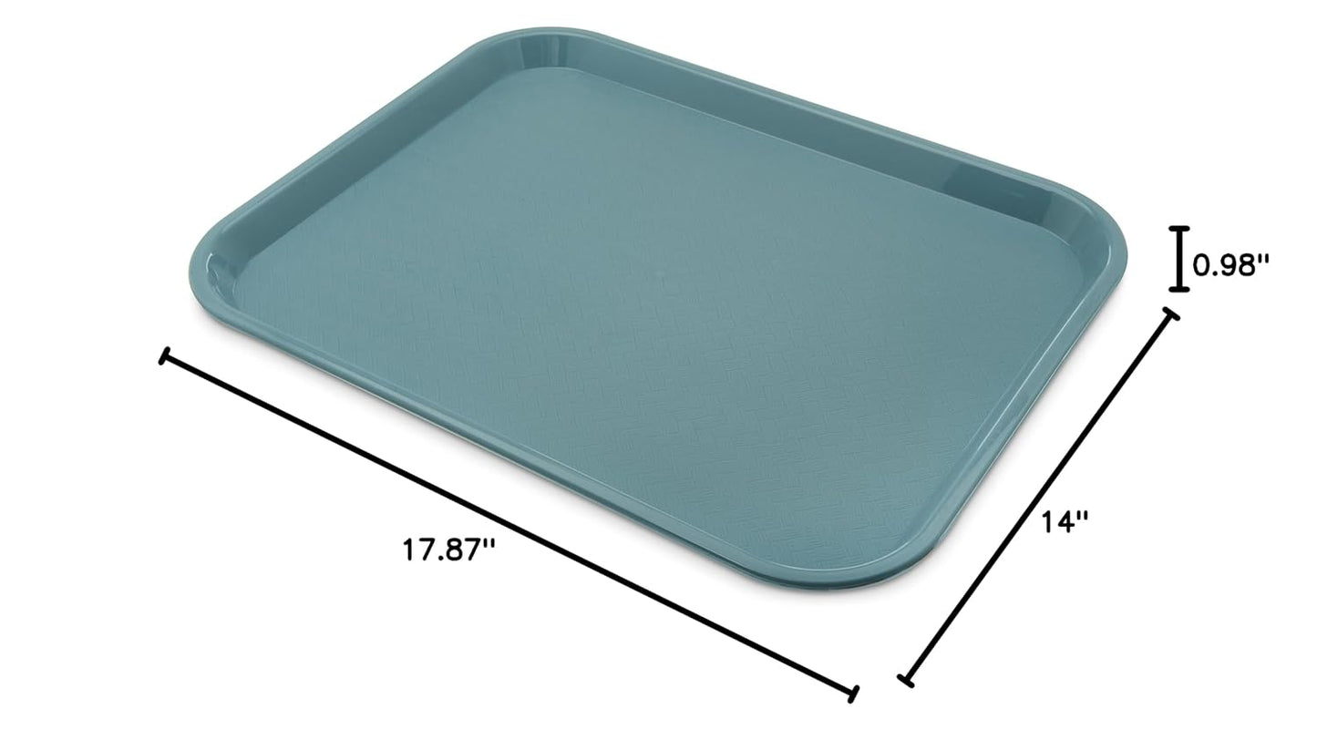 Carlisle Cafe Tray, Fast Food Restaurant Tray, 14 x 18, 1 Ct, Slate Blue