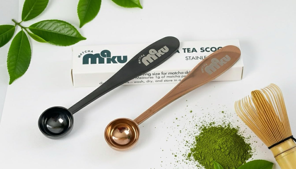 MATCHA MAKU- Stainless Steel 1 g Measuring Spoon for Matcha, Tea, Powder &amp; Liquids – 304 Food Grade Scoop for All Ingredients 4.6" Lenght