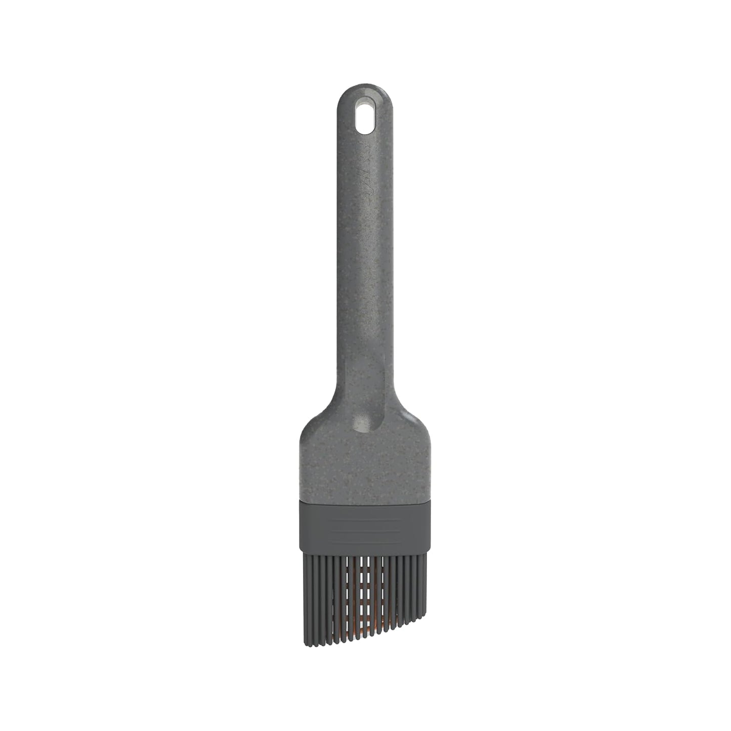 Zyliss Silicone Basting Brush - Heat-Resistant Non-Shedding Bristles with Center Grid for Better Coverage - Curved Handle