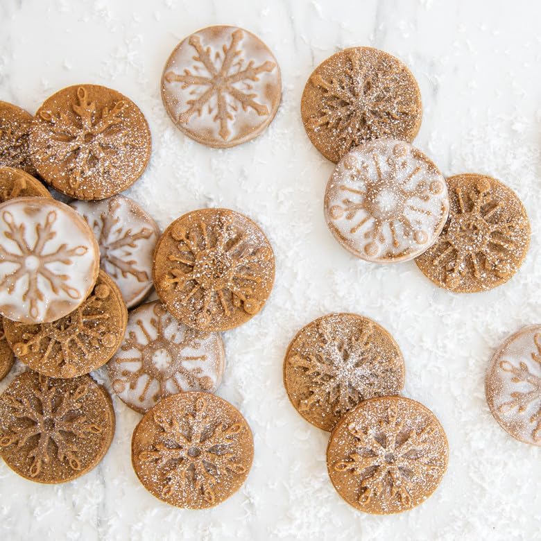 Nordic Ware Snowflake Cookie Stamps (Set of 3)
