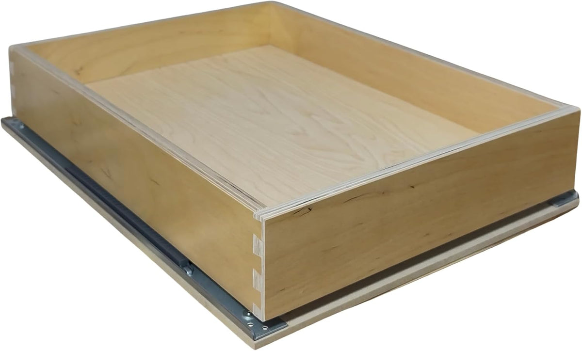 SlidingSusan Baltic Birch Pull-Out Cabinet Drawer Organizer 12" W x 18" D