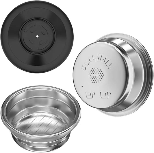 [1 Pack] 54mm Dual Wall Espresso Basket for Breville 2-Cup,Classic Series