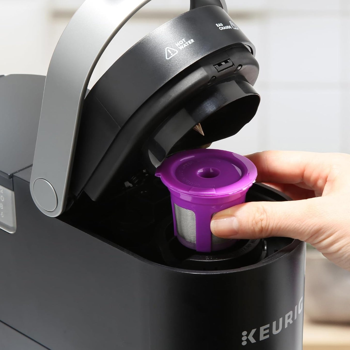 Pro Mael Disposable K Cup Coffee Filters for Keurig Single Cup, Use with Resusable K Cups, White (100 Count)