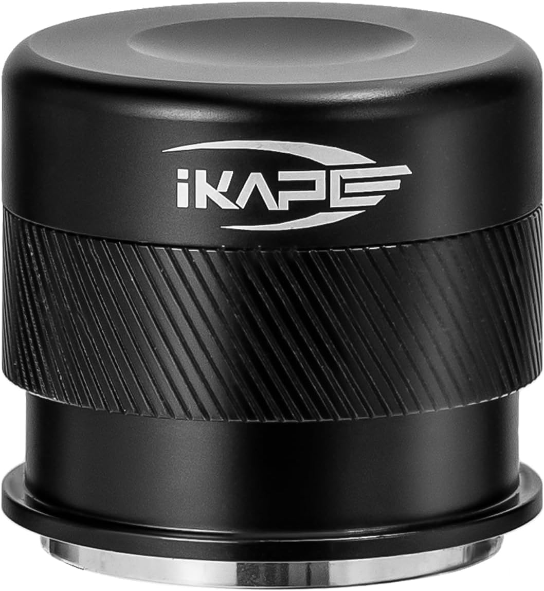 IKAPE Coffee Products, 58MM Espresso Tamper, Premium Barista Coffee Calibrated Tamper with Spring Lo