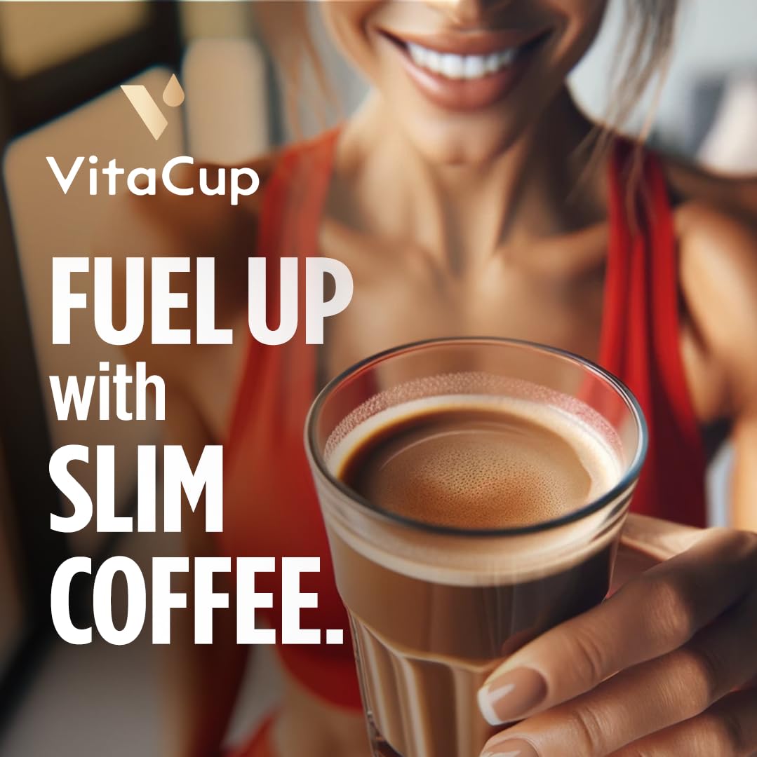 VitaCup Slim Medium Dark Roast Ground Coffee, 30oz, 3 Bags