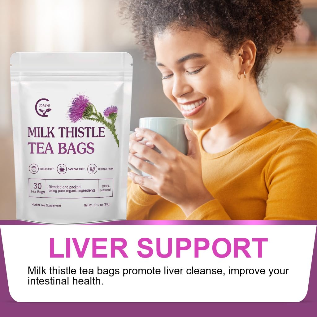 GORNVB Organic Milk Thistle Tea Bags
