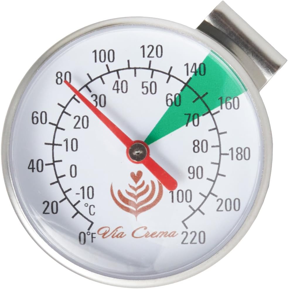 Milk Frother Jug Thermometer for Coffee Machine Milk Frothing Pitcher