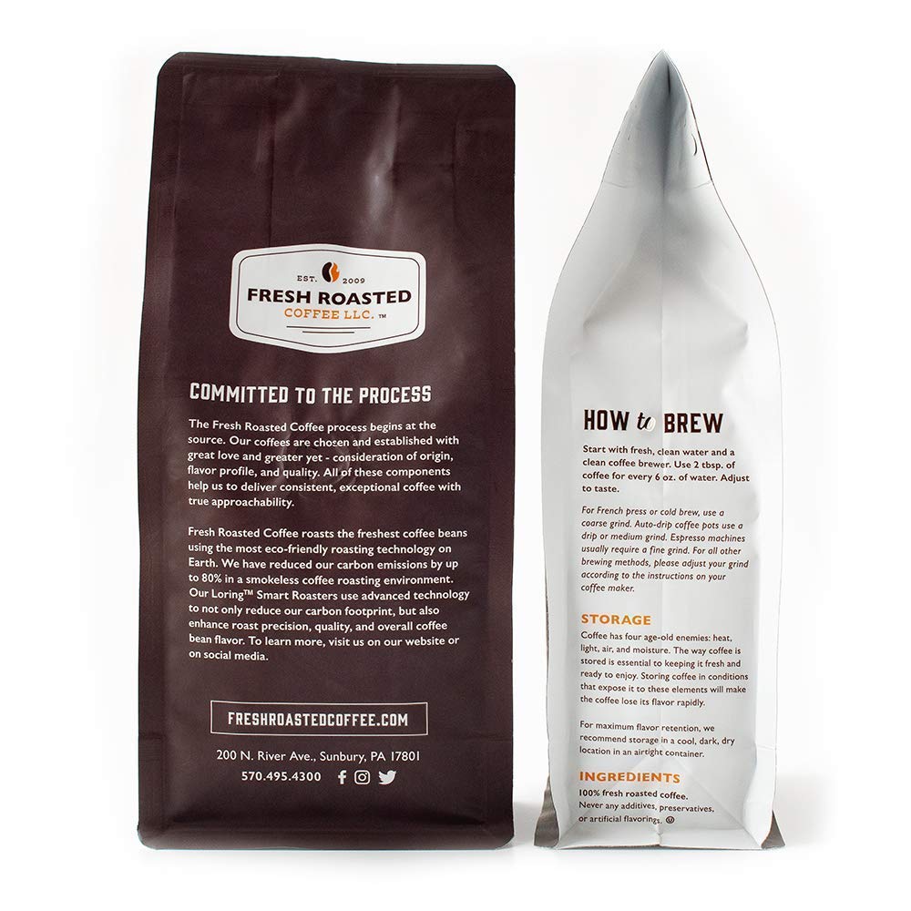 Fresh Roasted Coffee, Organic Guatemal | 5 lb (80 oz) | Single Origin | Medium Roast | Mold & Mycotoxin Tested, Kosher | Ground