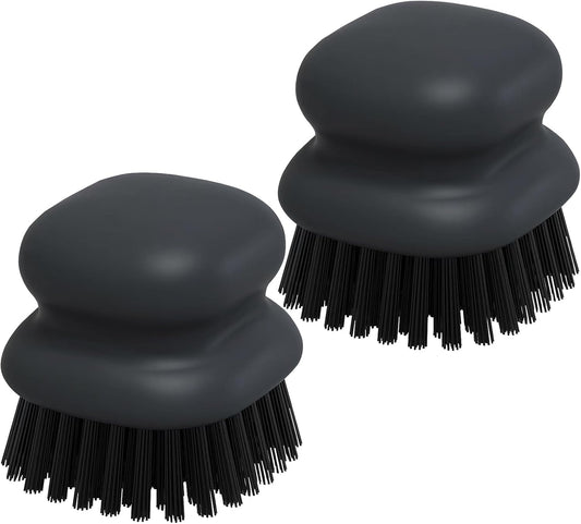 2Pack Dish Scrub Brush, Palm Brush Dish Scrubber with Ergonomic Grip, Kitchen Scrub Brushes for Cleaning for Pans, Pots,
