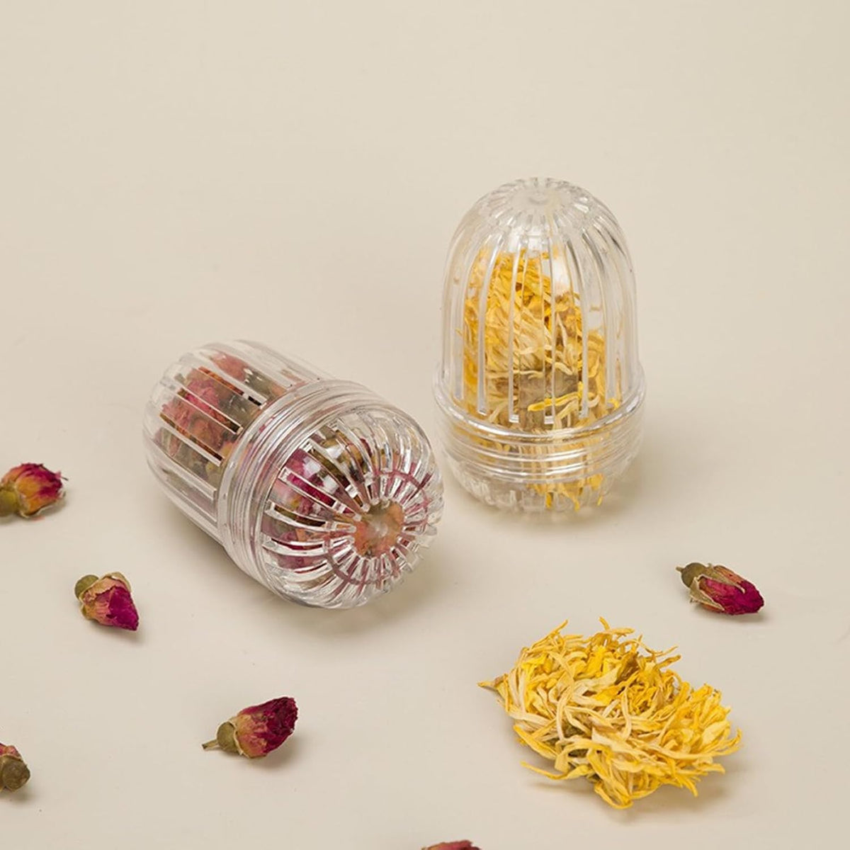 2Pcs Fruit Infuser Insert for Wide Mouth Water Bottles, Flower Tea Infuser Bottle Ball, Leak-Proof Herb &amp; Tea Strainer for Loose Leaf Tea, Floral Tea, Coffee, Fruit