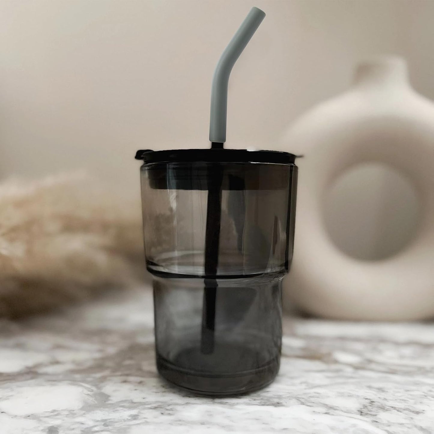 HINZIC 6Pcs Metal Straw Silicone Tips 5/16 IN Wide, Army Green | Food Grade Rubber Straw Covers Flex Elbow Hydraflow Straw Replacement Tip for Stainless Steel Metal Straws