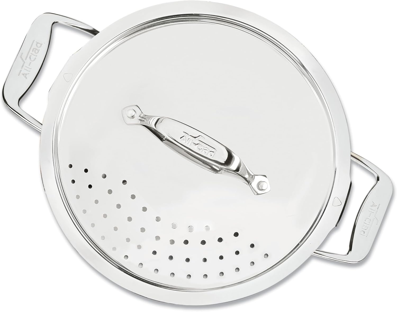 All-Clad Simply Strain Stainless Steel Multipot with Straining Lid, 6-Quart, Induction, Oven Broiler Safe 600F, Strainer