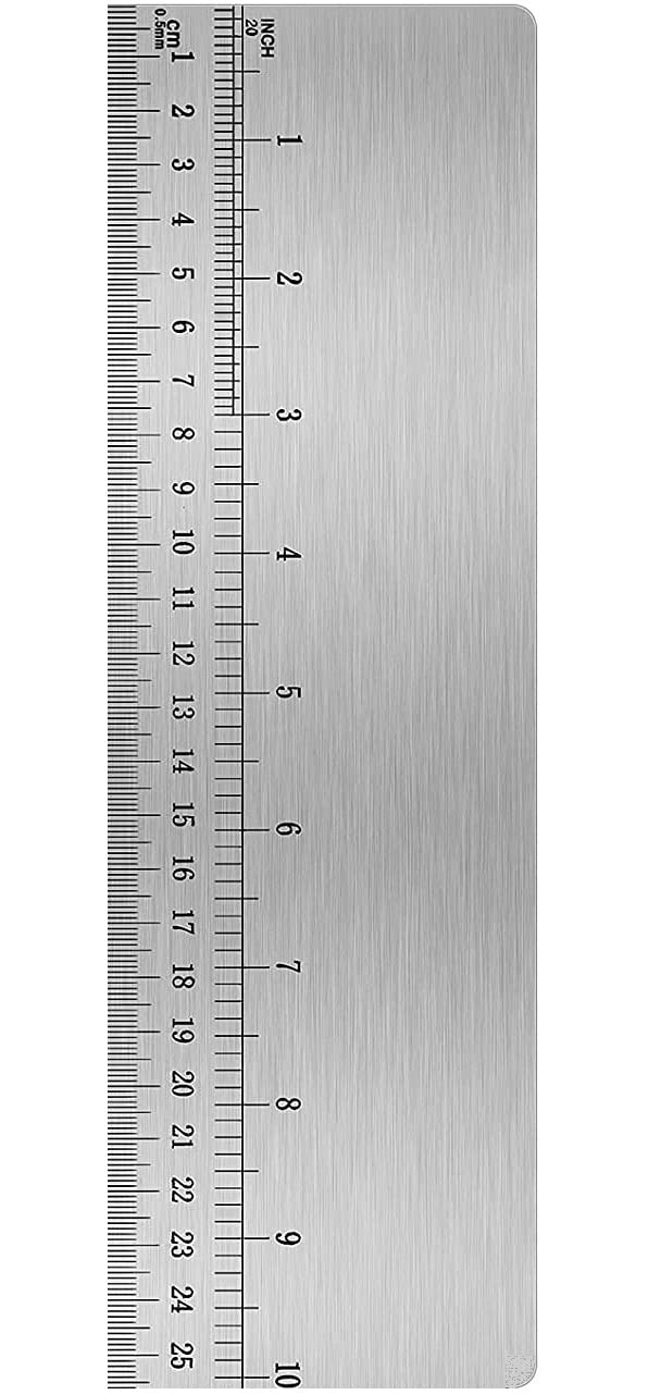 10inch Metal Cake Scraper，Stainless Steel Cake Edge Smoother for Buttercream, Cake Decorating Comb