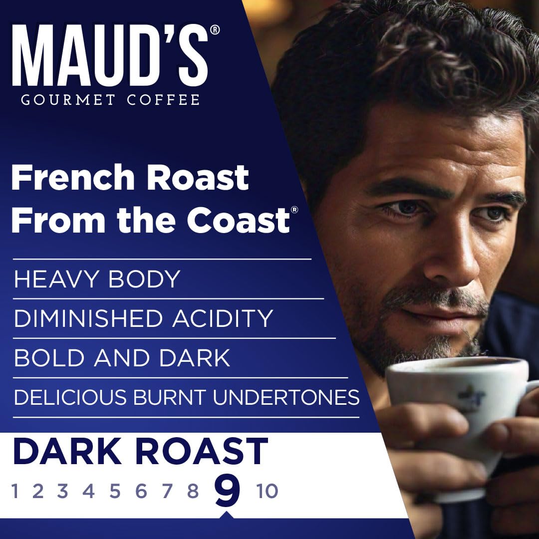 Maud's French Dark Roast Coffee Pods 100ct
