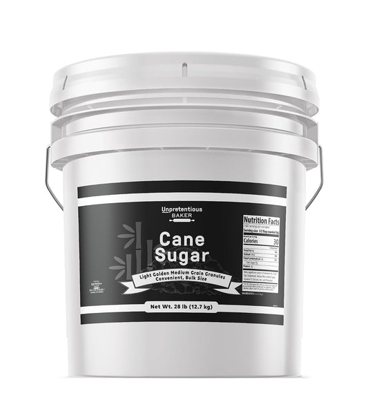 Unpretentious, Cane Sugar, 28 Lb | For cooking, baking, and pantry use