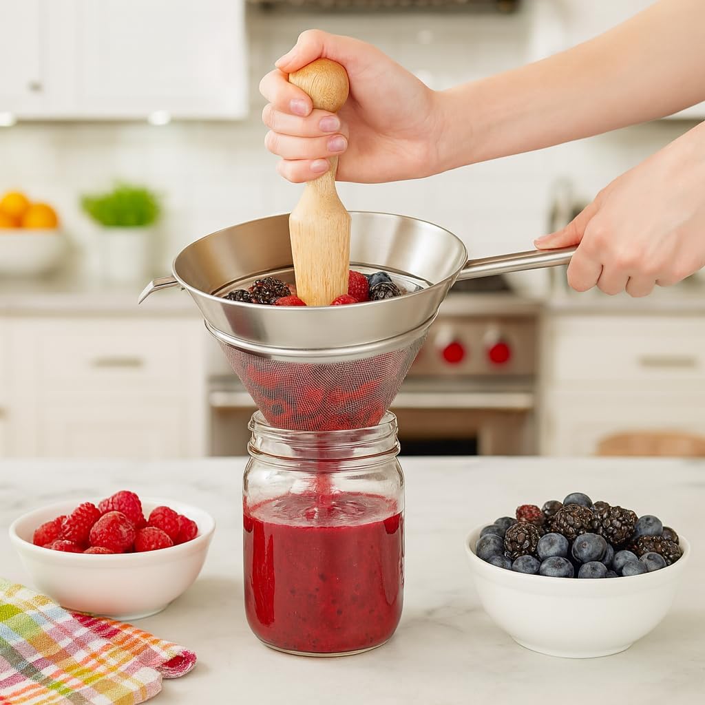 HIC Kitchen Chinois Fine-Mesh Cone Sieve