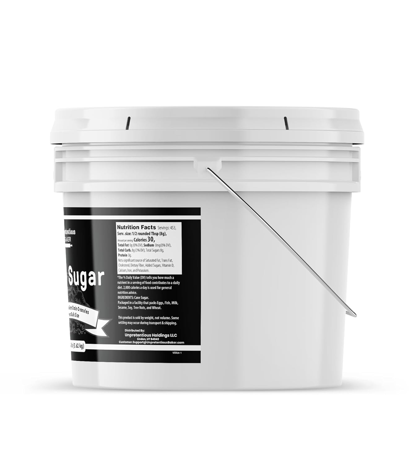 Unpretentious, Cane Sugar, 8 Lb | For cooking, baking, and pantry use