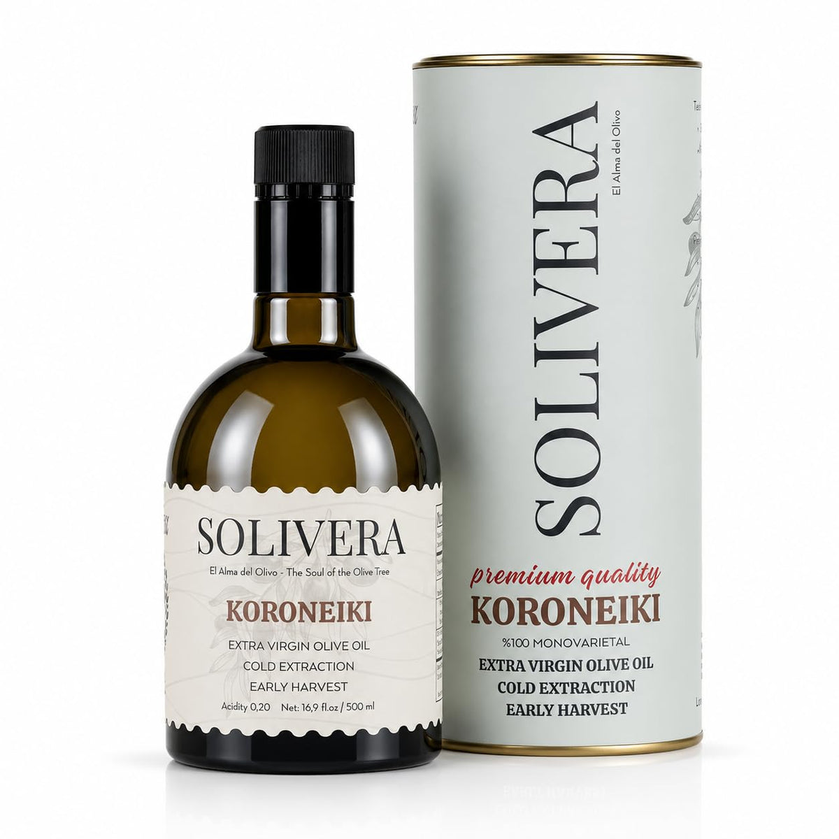 Solivera Koroneiki Extra Virgin Olive Oil Cold Pressed