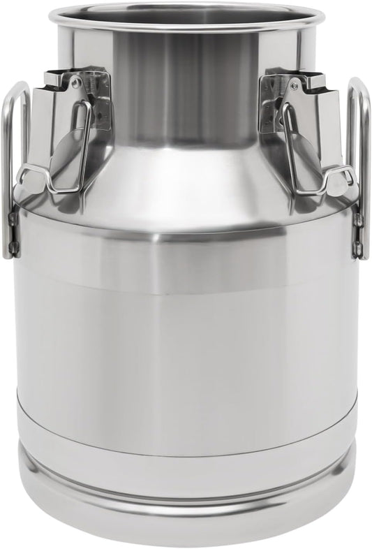 0.03 inchThickened Stainless Steel Milk Can Large Liquid Container Storage,Stainless Steel Milk Bucket With Sealing Lid and