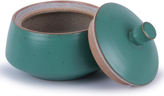 Retro Kitchen Ceramic Canister, 13.53 FL OZ (400 ML) Vintage Food Storage Jar for Tea, Coffee Beans, Herb, Candy, Spices,