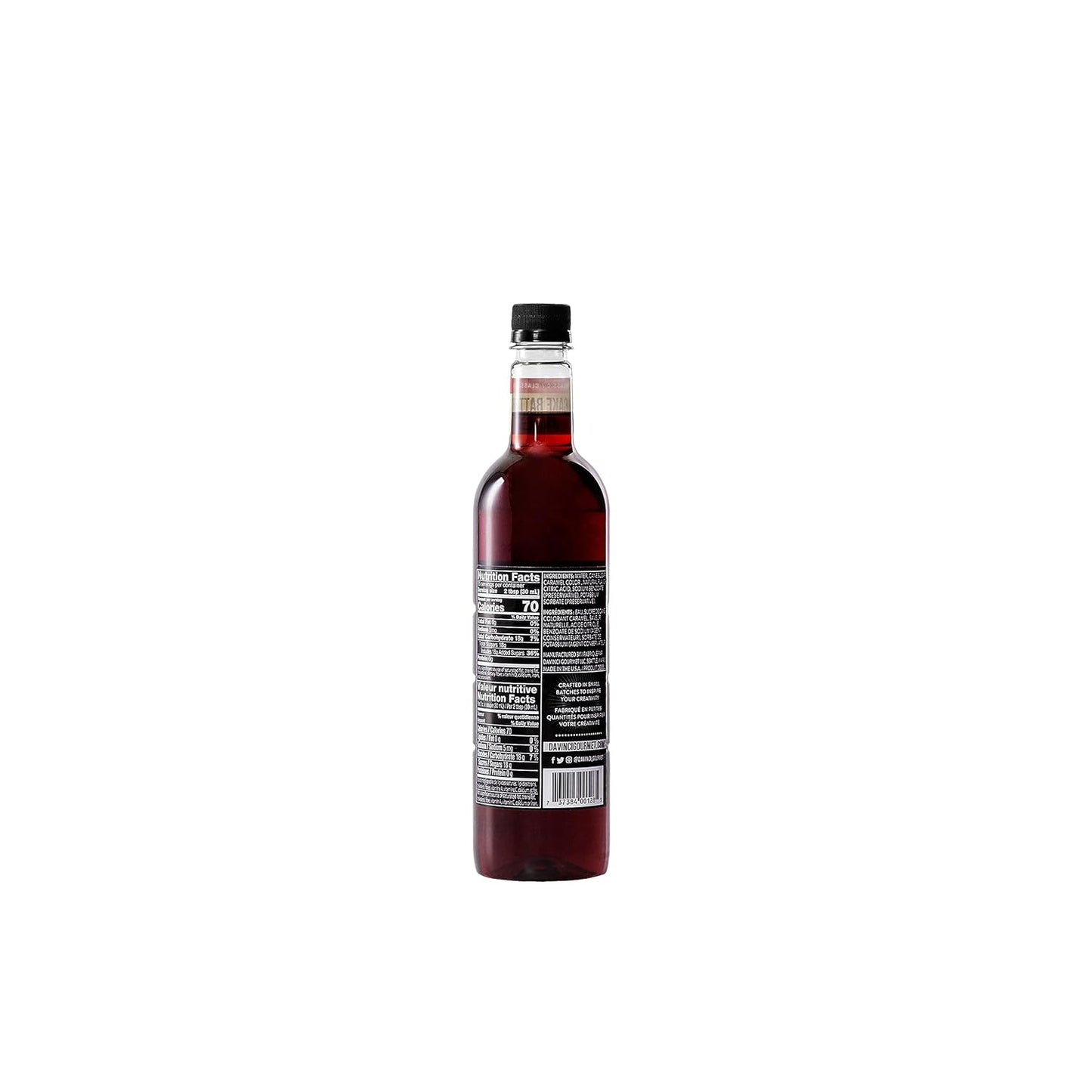 DaVinci Gourmet Classic Cake Batter Syrup, 25.4 Fluid Ounces (Pack of 1)