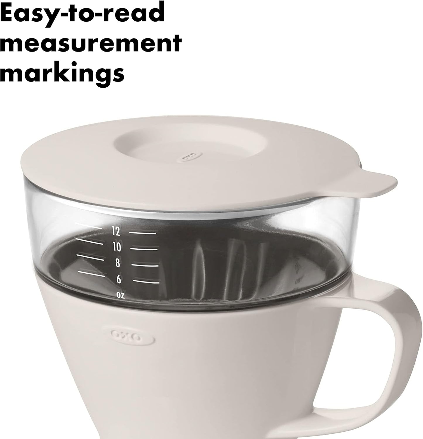 OXO Brew Single Serve Pour-Over Coffee Maker with Water Tank, 12 oz.