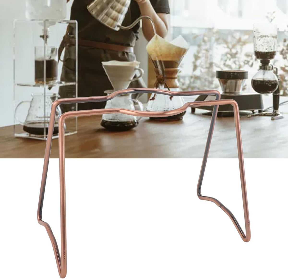 Pour Over Coffee Dripper Stand, Metal Pour Over Coffee Station Coffee Filter Holder Coffee Maker Stand for Coffee Drink Maker